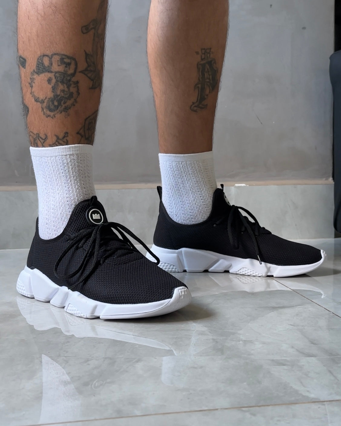 Tênis Oadsey new easy Preto e Branco